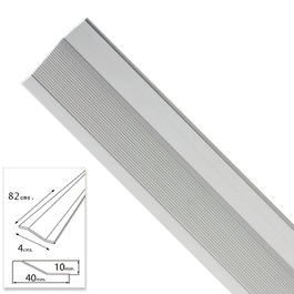 WOLFPACK LINEA PROFESIONAL Tapajuntas Adhesivo Para Cerámica Metal Plata 82,0 cm