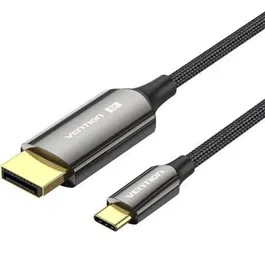 Vention CRFBF Cable Conversor USB Tipo-C Macho a DisplayPort Macho 1m Negro 8K 60Hz HDR USB-C a DP Bidireccional