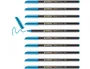 Edding Rotulador 1200 Azul Metálico (Set de 10) punta redonda 1-3 mm