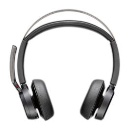HP Voyager Focus 2 UC inkl. LS USB-C/A Teams Auriculares Inalámbricos Bluetooth para Oficina y Centro de Llamadas, Certificados para Microsoft Teams, Negro