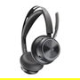 HP Voyager Focus 2 UC inkl. LS USB-C/A Teams Auriculares Inalámbricos Bluetooth para Oficina y Centro de Llamadas, Certificados para Microsoft Teams, Negro