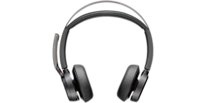 HP Poly Voyager Focus 2 Microsoft Teams con base de carga y adaptador USB-C/A