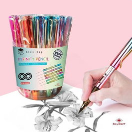 ROYMART Bote de 30 lápices infinitos colores tornasol surtidos