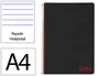 Liderpapel Cuaderno Espiral A4 Wonder Negro 80 Hojas