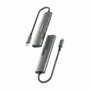 Aisens USB-C Dock 7 en 1 con HDMI 4K, USB 3.0, USB 2.0 y PD 100W - Gris