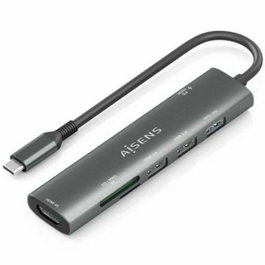 Aisens USB-C Dock 7 en 1 ASUC-7P027-GR Gris
