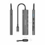 Aisens USB-C Dock 7 en 1 con HDMI 4K, USB 3.0, USB 2.0 y PD 100W - Gris