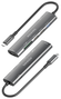 Aisens USB-C Dock 7 en 1 con HDMI 4K, USB 3.0, USB 2.0 y PD 100W - Gris