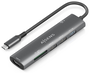 Aisens USB-C Dock 7 en 1 con HDMI 4K, USB 3.0, USB 2.0 y PD 100W - Gris
