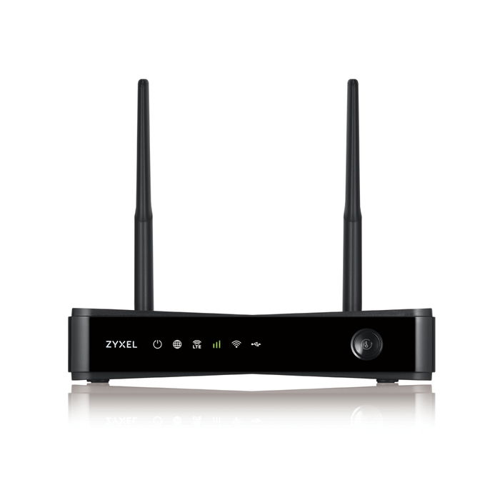 Zyxel LTE3301-PLUS Router 4G LTE-A de Sobremesa con Wi-Fi Doble Banda AC1200, 4 Puertos Gigabit Ethernet y Puerto USB 2.0, EU0102F, Compatible con Tarjeta SIM
