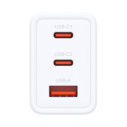 D-Link DCP-651 Cargador de Pared GaN 65W 2x USB-C y 1x USB-A Blanco D-Link DCP-651 Cargador de Pared GaN 65W 2x USB-C y 1x USB-A Blanco