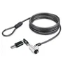 StarTech.com NBLWK-LAPTOP-LOCK Cable Antirrobo para Portátil con Cable Acero PVC 2m - Candado con Llave Noble Wedge® Compatible Ultrabooks