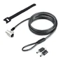 StarTech.com NBLWK-LAPTOP-LOCK Cable Antirrobo para Portátil con Cable Acero PVC 2m - Candado con Llave Noble Wedge® Compatible Ultrabooks