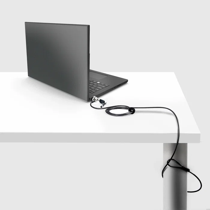 StarTech.com NBLWK-LAPTOP-LOCK Cable Antirrobo para Portátil con Cable Acero PVC 2m - Candado con Llave Noble Wedge® Compatible Ultrabooks