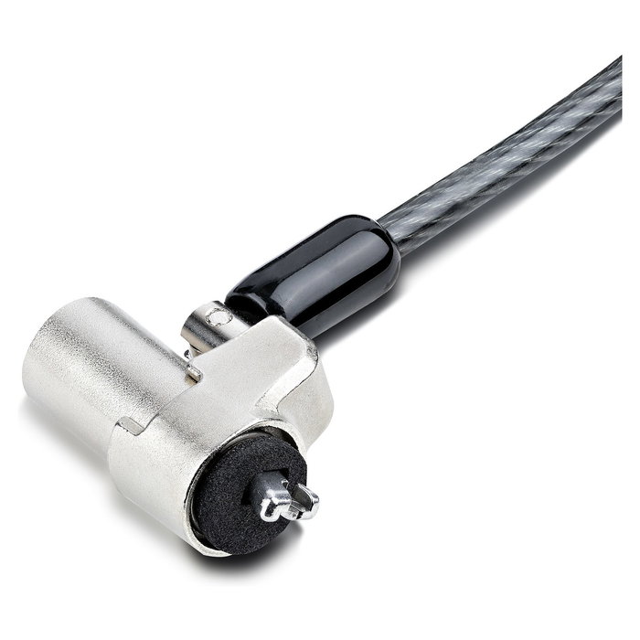 StarTech.com Cable de Seguridad para Portátil 2 m (6 Ft) - Compatible con Ranura Noble Wedge, NBLWK-LAPTOP-LOCK, 2 Llaves, Negro/Plata StarTech.com Cable de Seguridad para Portátil 2 m (6 Ft) - Compatible con Ranura Noble Wedge, NBLWK-LAPTOP-LOCK, 2 Llaves, Negro/Plata