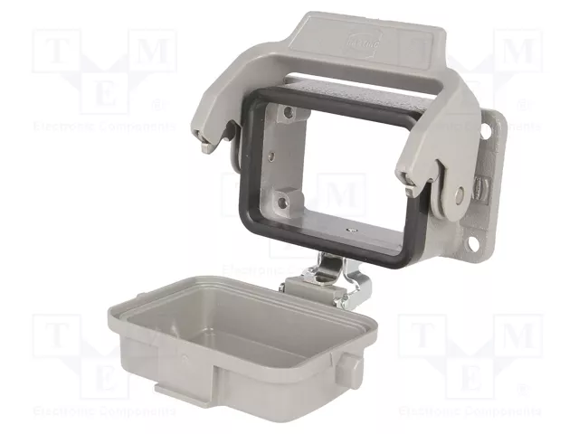 HARTING Carcasa para conectores HDC Han tamaño 6B con pestillo HARTING Carcasa para conectores HDC Han tamaño 6B con pestillo