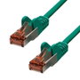 ProXtend CAT6 Cable Ethernet Red LAN RJ45 F/UTP CCA PVC, Color Verde, Longitud 30 cm