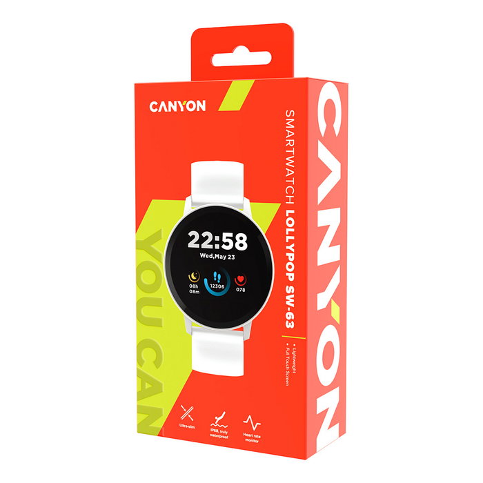 Canyon Lollypop SW-63 Smartwatch Blanco