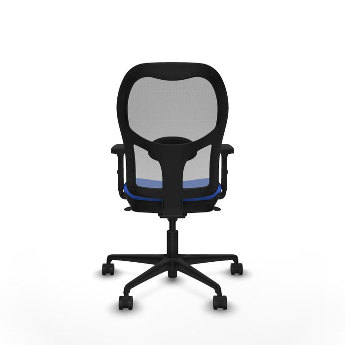 PIQUERAS Y CRESPO Silla de oficina Jorquera, Tela Azul y Malla Gris PIQUERAS Y CRESPO Silla de oficina Jorquera, Tela Azul y Malla Gris