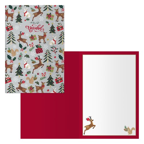 DOHE CHRISTMAS DOHE 115x170 ANIMALES (Set de 6) DOHE CHRISTMAS DOHE 115x170 ANIMALES (Set de 6)