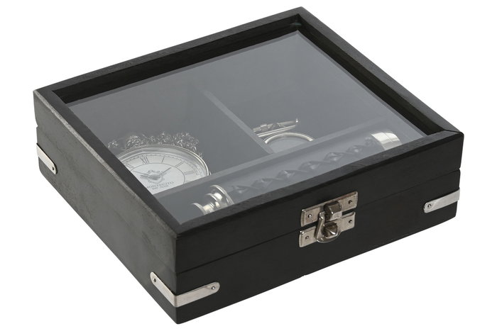 DKD Home Decor Set de Regalo de 3 Piezas con Brújula, Reloj de Bolsillo y Catalejo