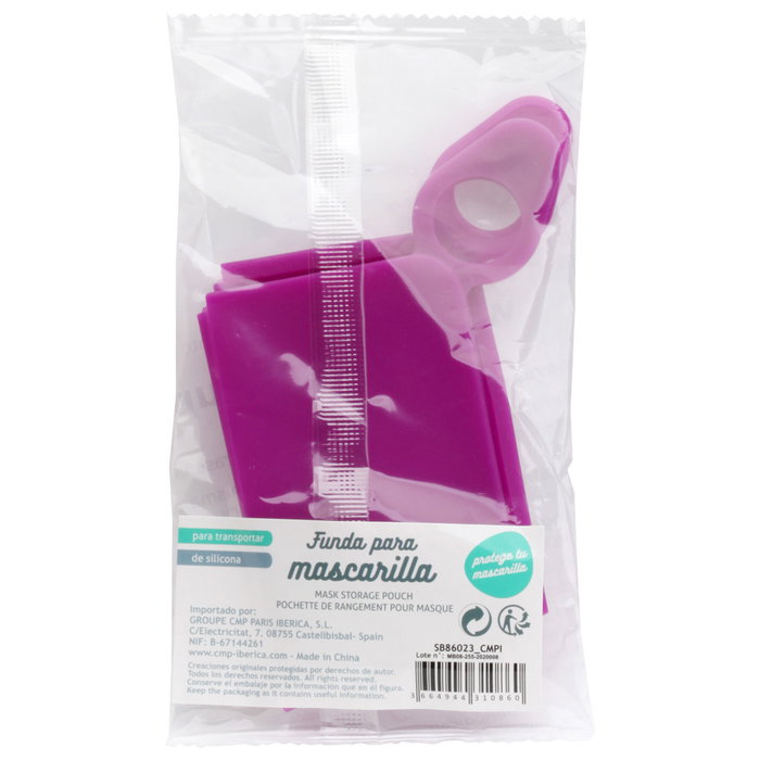 CMP General Funda de Tarjetas de Silicona, 11x9 cm, Colores Surtidos (Verde, Amarillo, Lila, Rosa, Azul, Negro)