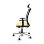 PIQUERAS Y CRESPO Silla de oficina Haches con mecanismo Sincro/Traslack Crema y Gris