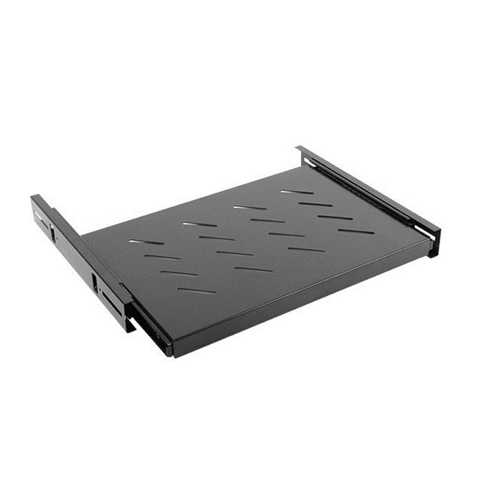 Lanberg AK-1006-B Bandeja Deslizante 1U para Rack 19 Pulgadas Negro