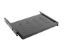 Lanberg AK-1006-B Bandeja Deslizante 1U para Rack 19 Pulgadas Negro