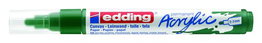 EDDING Marcador Acrylic 5100 Cónico (2-3 mm) Verde Musgo (Set de 10)
