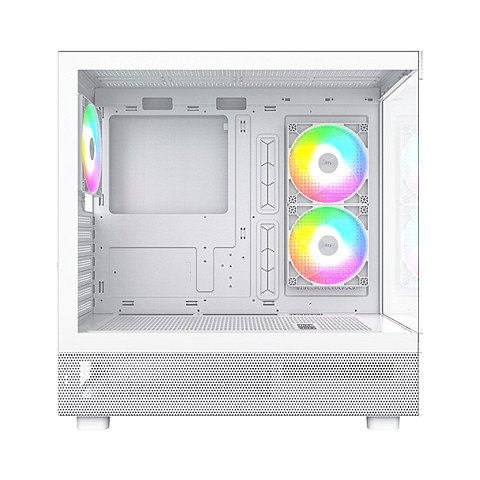 Montech XR Torre PC ATX Blanco, 2 Ventiladores 120mm, USB 3.2 Tipo C