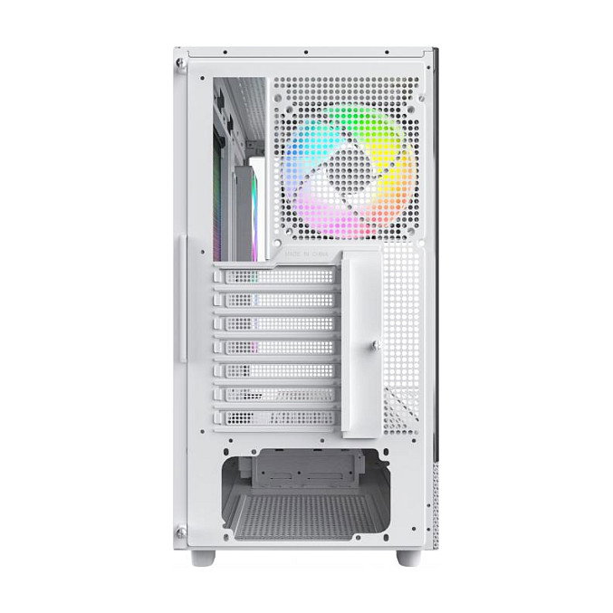Montech XR Torre PC ATX Blanco, 2 Ventiladores 120mm, USB 3.2 Tipo C