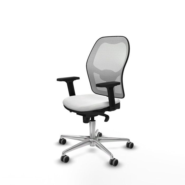 PIQUERAS Y CRESPO Silla de oficina Jorquera Blanca con Mecanismo Sincro PIQUERAS Y CRESPO Silla de oficina Jorquera Blanca con Mecanismo Sincro