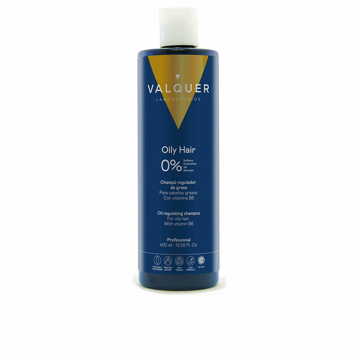 Valquer OILY HAIR 0% Champú Regulador de Grasa 400 ml Valquer OILY HAIR 0% Champú Regulador de Grasa 400 ml