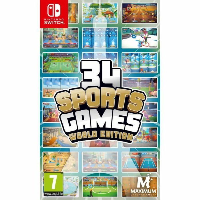 Just For Games 34 Juegos de Deportes Edición Mundial - Nintendo Switch Just For Games 34 Juegos de Deportes Edición Mundial - Nintendo Switch