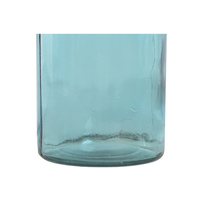 DKD Home Decor Jarrón de Cristal Reciclado Diseño Botella Bicolor