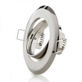 HO Aro Foco Downlight Circular Basculante Acero 92M