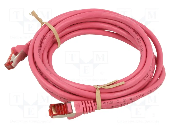 GOOBAY Patch Cord Cat 6 S/FTP 3m Rosa