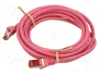 GOOBAY Patch Cord Cat 6 S/FTP 3m Rosa