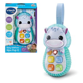 V-Tech Teléfono Hipo-Pop It Azul 80-566822 Juguete Bebé +3 meses