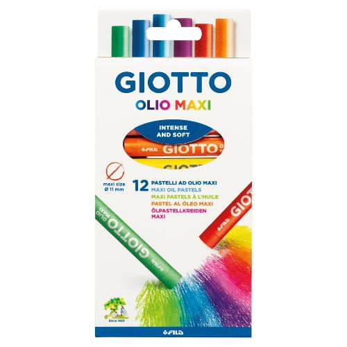 Giotto Estuche con Asa de 12 Barras Pintura Óleo F293400 Colores Surtidos