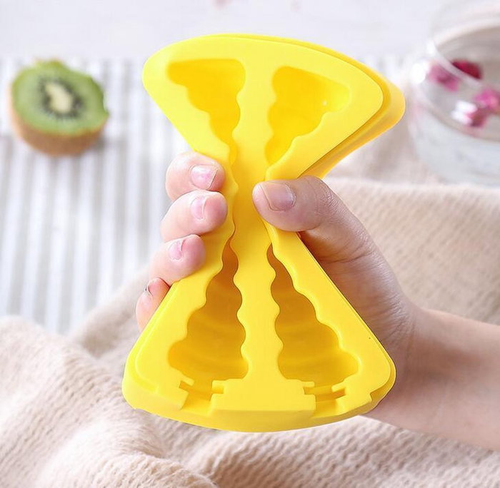 Quttin Molde para 2 Helados de Silicona 13x10.5x3 cm (24 Unidades)