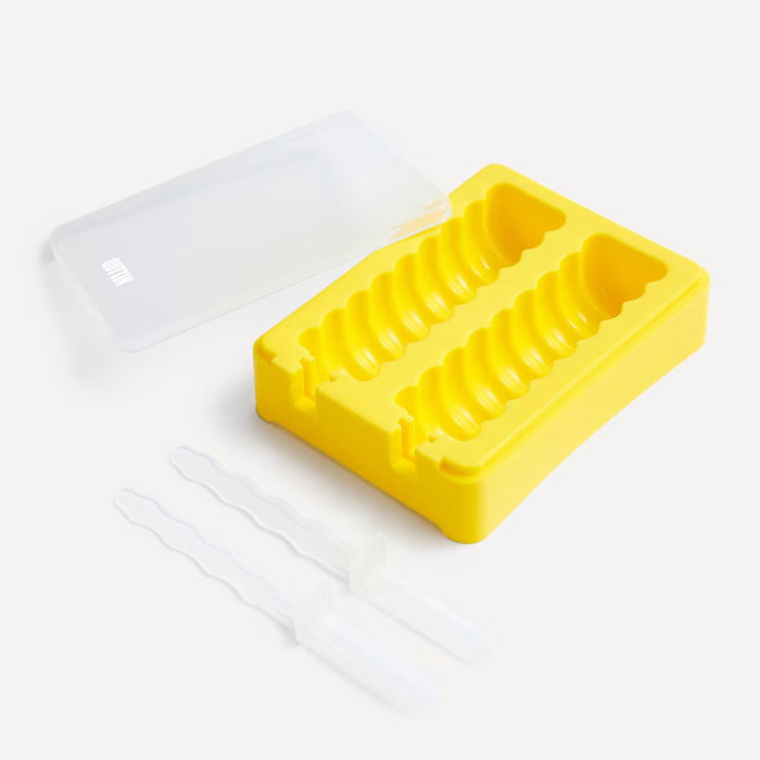 Quttin Molde para 2 Helados de Silicona 13x10.5x3 cm (24 Unidades)