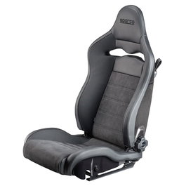 Sparco Asiento SPX Piloto S00974ZNRSX - Piel y Alcantara Negro, Deportivo, Ligero para Superdeportivos, Preparaciones y Sim Racing