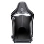 Sparco Asiento SPX Piloto S00974ZNRSX - Piel y Alcantara Negro, Deportivo, Ligero para Superdeportivos, Preparaciones y Sim Racing