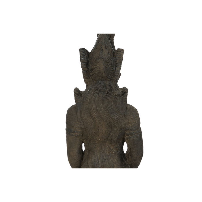 DKD Home Decor Figura de Cemento Diosa Javanesa Gris Oscuro