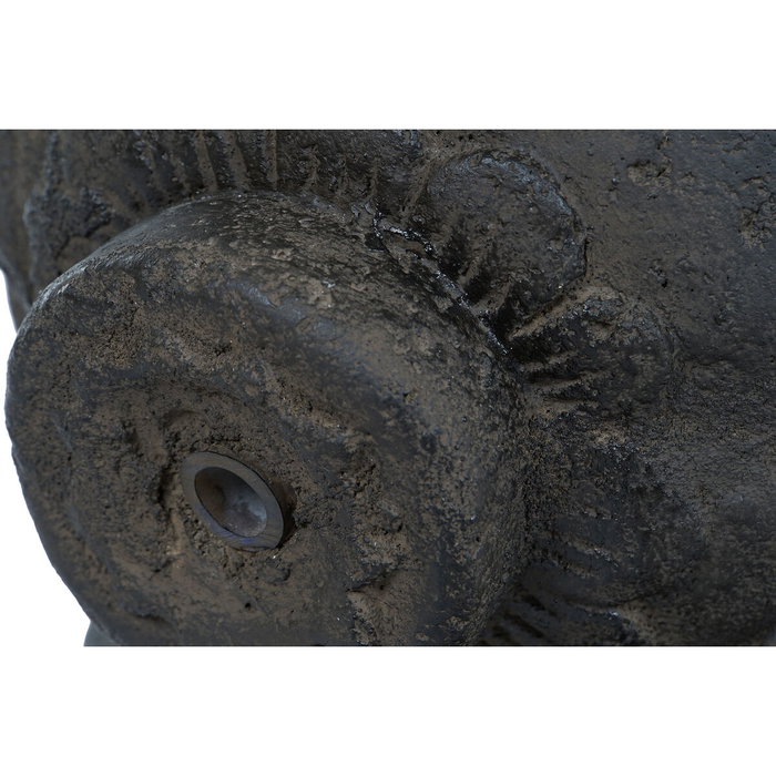 DKD Home Decor Figura de Cemento Diosa Javanesa Gris Oscuro