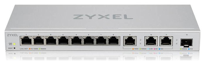 Zyxel XGS1250-12v2 Switch Gestionable con 8x1Gb, 3xMultigig y 1xSFP+