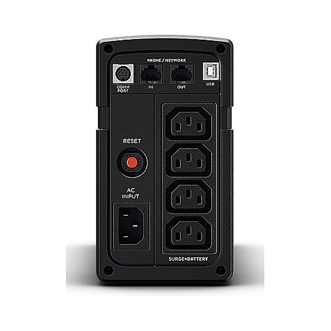 CyberPower RT-Serie RT650EI SAI/UPS 650VA 400W Offline, Interactivo con Línea, 4 Salidas AC, USB, RS-232, Protección Batería para Ordenador y Equipos CyberPower RT-Serie RT650EI SAI/UPS 650VA 400W Offline, Interactivo con Línea, 4 Salidas AC, USB, RS-232, Protección Batería para Ordenador y Equipos