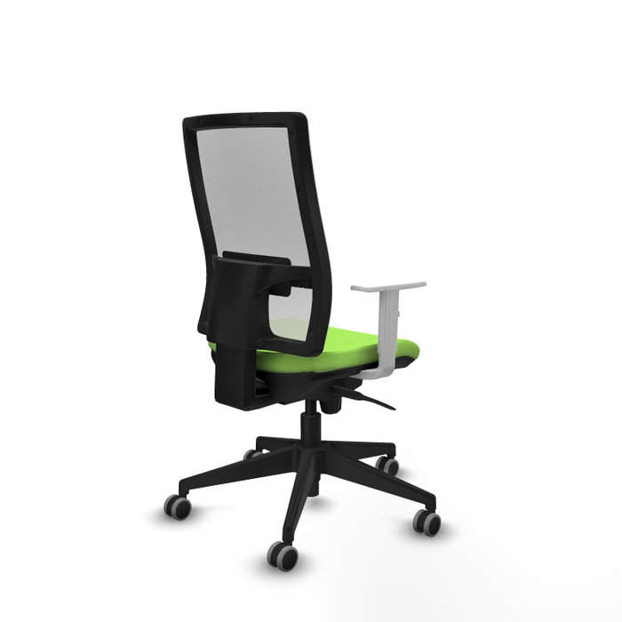 PIQUERAS Y CRESPO Silla de oficina Horna con mecanismo Sincro, Pistacho y Blanco PIQUERAS Y CRESPO Silla de oficina Horna con mecanismo Sincro, Pistacho y Blanco